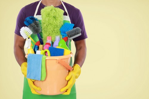Cleaning team promoting recycling and sustainable carpet care in Enfield