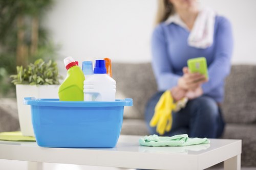 Commercial carpet refreshed by professional steam cleaning in Enfield