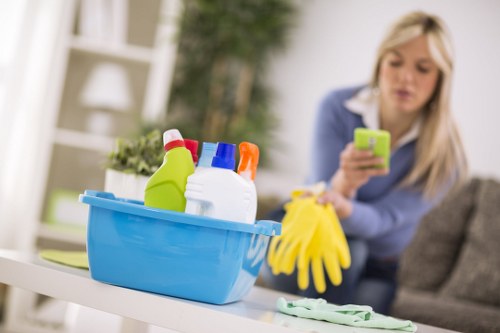 Deep cleaning process for fabric chairs in Enfield